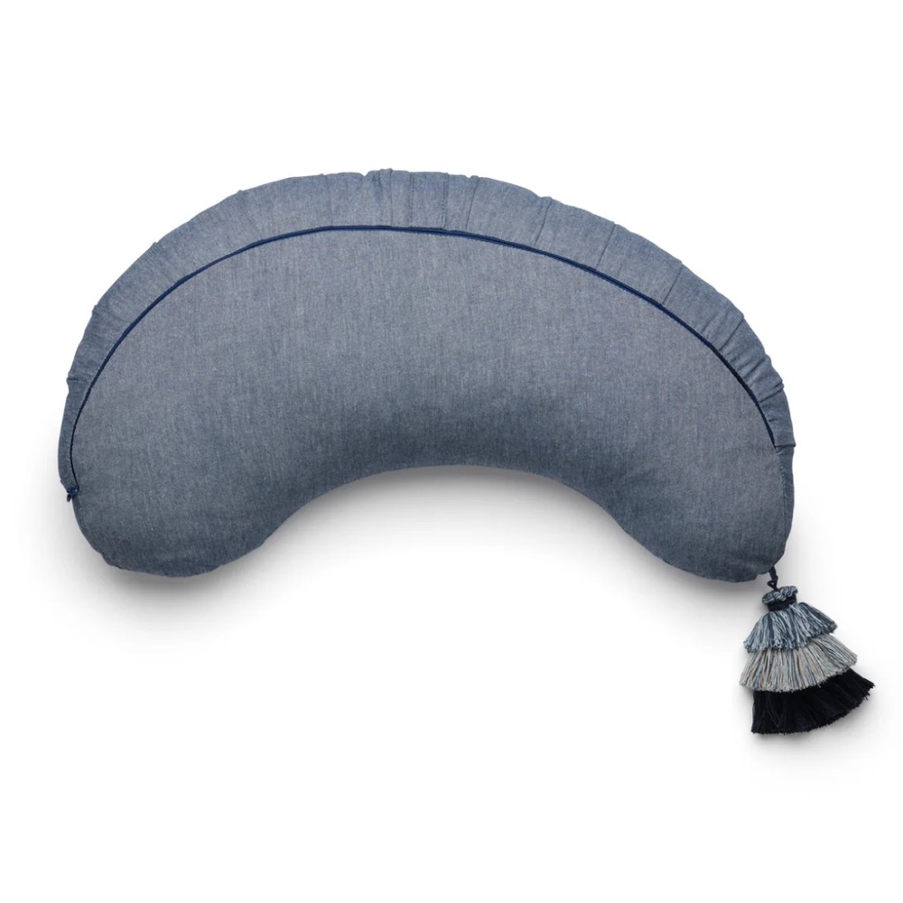 Doc A Tot Nursing Pillow — Indigo Chambray